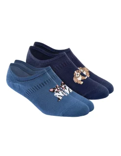 2 PACK BEST FRIEND BAMBOO INVISIBLE SOCKS
