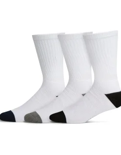 3 PACK COTTON SPORTS CREW