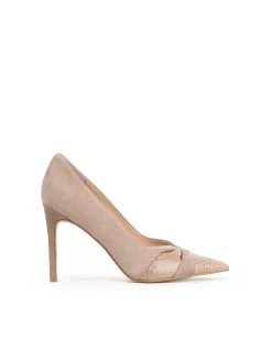 ABIGAIL100 COMBINATION STILETTO PUMP