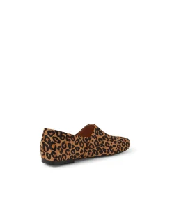Adapt Leopard Pony Square Toe Flats