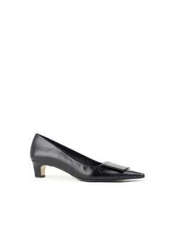 ADELE40 PUMP WITH SQUARE ORNAMENT