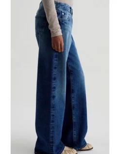 Adria Low Rise Wide Leg Denim Jeans