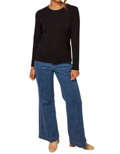 Adrift Ribbed Long Sleeve Tee