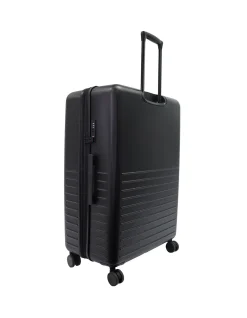 Adventure 80cm Expandable Extra Large Suitcase Black