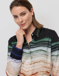 AFTERNOON SHADOWS MIDI SHIRTDRESS