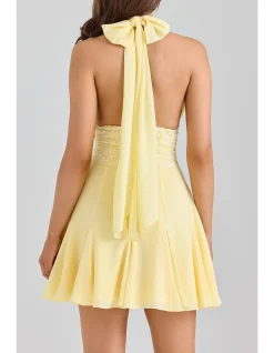 AILANI MINI HALTER DRESS