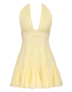 AILANI MINI HALTER DRESS