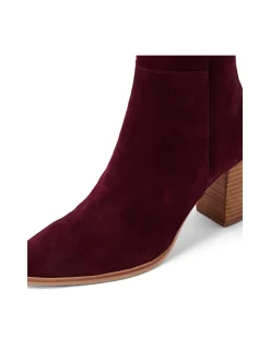 Ainslee Suede Block Heel Calf Boots