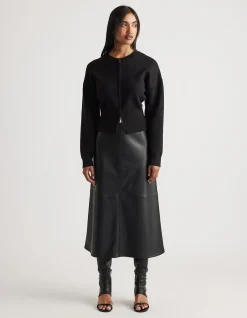 AINSLEY KNIT BOMBER