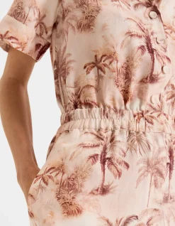 AIRLIE PALM PLAYSUIT