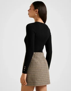 AISHA 2 IN 1 KNITTED MINI DRESS