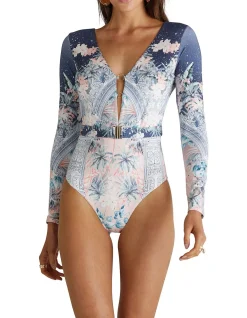 Alexandria One Piece Long Sleeve Swimsuit