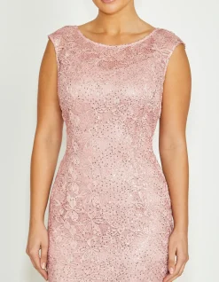 ALEXIS MAUVE LACE GOWN