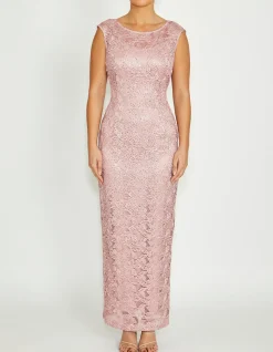 ALEXIS MAUVE LACE GOWN
