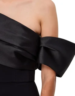 Alexis Off-Shoulder Maxi Dress with Front Slit