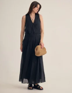 ALINA PLEATED SKIRT DRESS