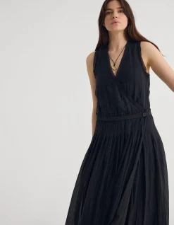 ALINA PLEATED SKIRT DRESS