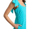A-Line Maxi Dress - Turquoise
