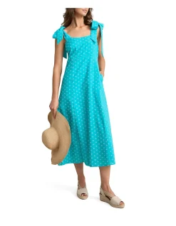A-Line Maxi Dress - Turquoise