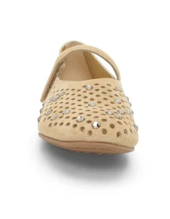 Alisa Suede Ballet Flat Sand Castoro