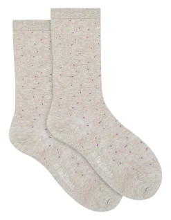 All Day Premium Fine Speckle Crew Socks