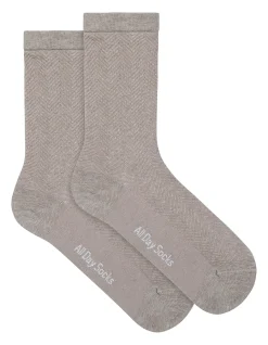 All Day Premium Fine Textured Crew Socks