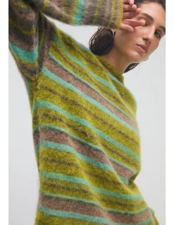 ALPACA STRIPE SWEATER