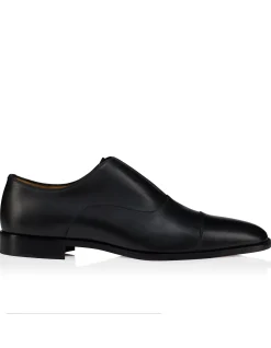 ALPHA MALE II FLAT LEATHER BLACK