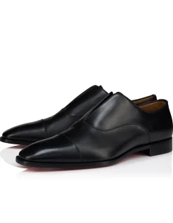 ALPHA MALE II FLAT LEATHER BLACK