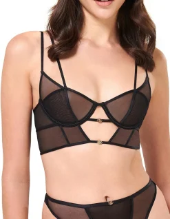 Alya Sheer Longline Underwire Bra