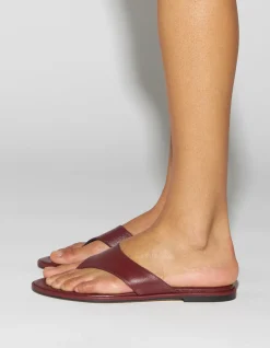 AMAYA NAPPA LEATHER FLAT