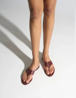 AMAYA NAPPA LEATHER FLAT
