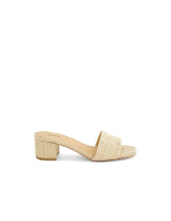 ANAAH Woven Block Heel Slide Sandals