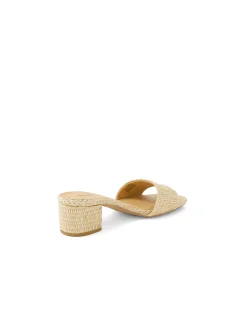 ANAAH Woven Block Heel Slide Sandals