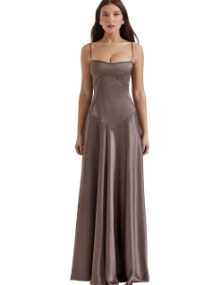 ANABELLA LACE UP MAXI DRESS