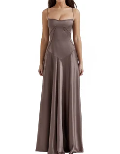 ANABELLA LACE UP MAXI DRESS