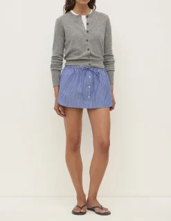 Anais Stripe Skirt Drift/White Stripe