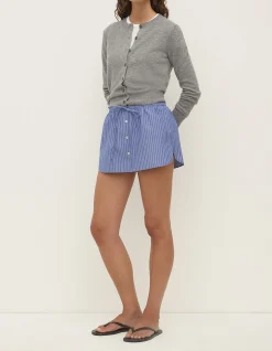 Anais Stripe Skirt Drift/White Stripe