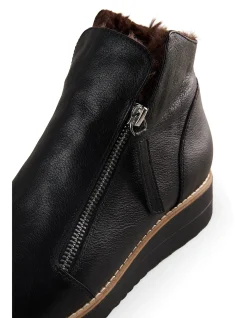 Anais Double Zip Boot - Black