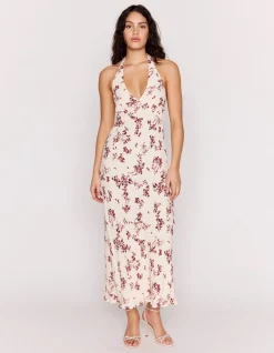 Anaise Halter Maxi Dress