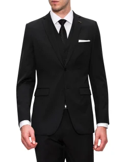 Anchor Plain Twill Wool Suit Jacket