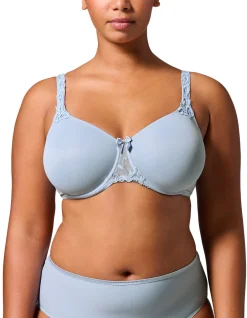 Andora Rigid Seamless Bra with Guipure Trim