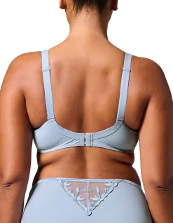 Andora Rigid Seamless Bra with Guipure Trim