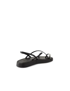 ANEWS Toe Ring Strappy Leather Sandals