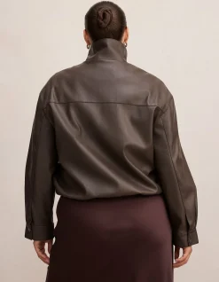 ANGELA CURVE OVERSIZED BOMBER JACKET