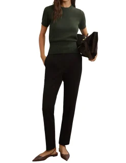 Anita Short Sleeve Crew Neck Knit Top