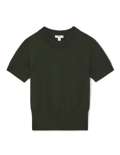 Anita Short Sleeve Crew Neck Knit Top