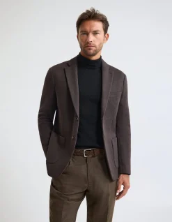 ANTONIO COTTON KNITTED BLAZER