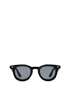 APERTURE BLACK ROUND SUNGLASSES