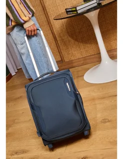 Applite 5 55cm Expandable Small Carry-On Suitcase Navy